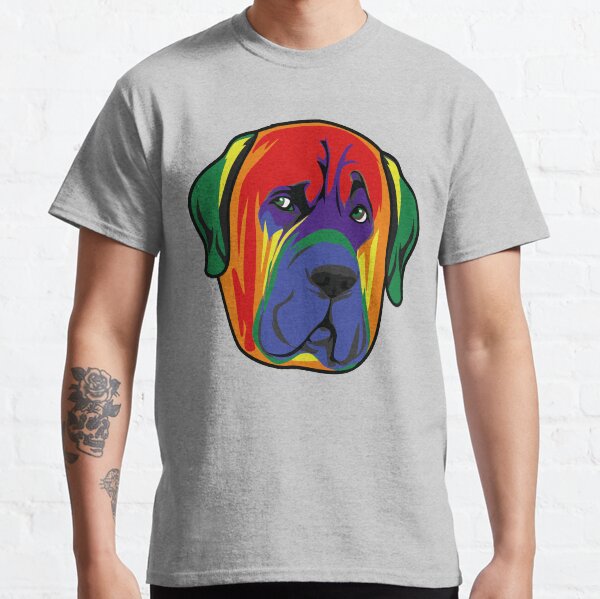 Rainbow Brim the Mastiff Classic T-Shirt