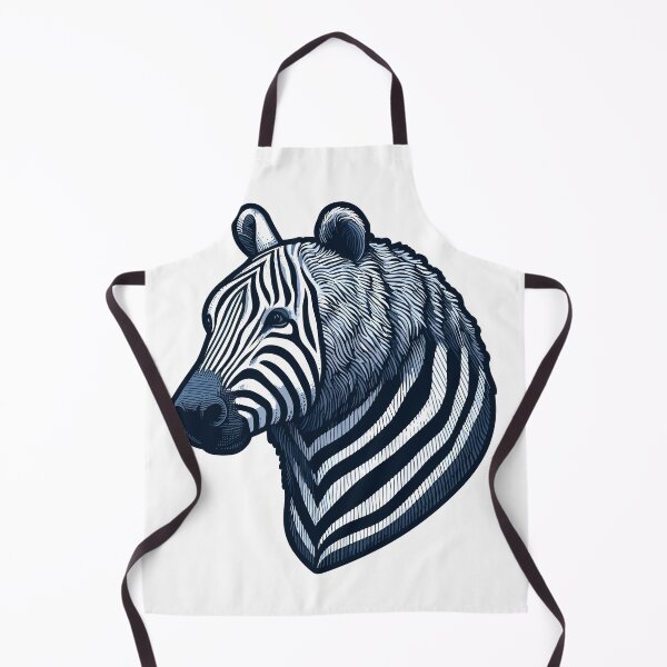 Item preview, Grizzly Bear Zebra Head Fusion designed and sold by Xsquilax.