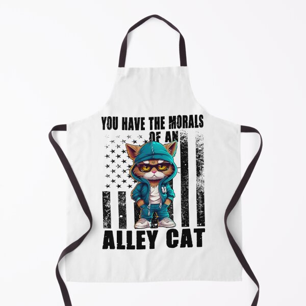 Aperçu de l'œuvre Vous avez la morale d'un chat de gouttière Blague drôle pour hommes femmes créée et vendue par tigger shop.