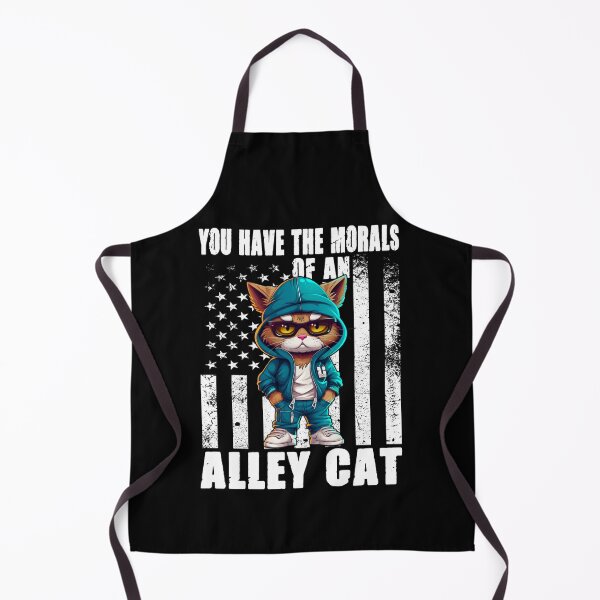 Aperçu de l'œuvre Vous avez la morale d'un chat de gouttière Blague drôle pour hommes femmes créée et vendue par tigger shop.
