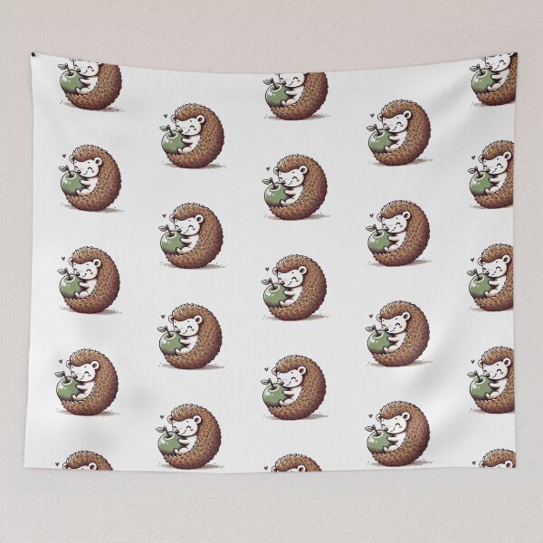 Item preview, Echidna loves apples designed and sold by JH0816.