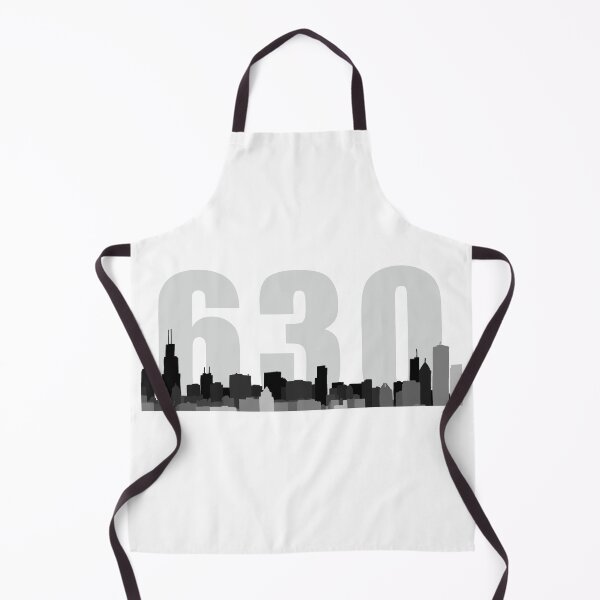 Item preview, 630 Chicago Area Code with Skyline designed and sold by Cliché Calligraphy.