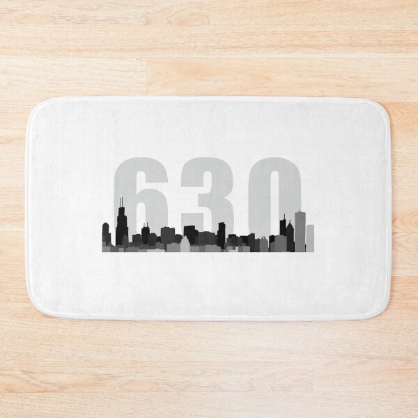 Item preview, 630 Chicago Area Code with Skyline designed and sold by Cliché Calligraphy.