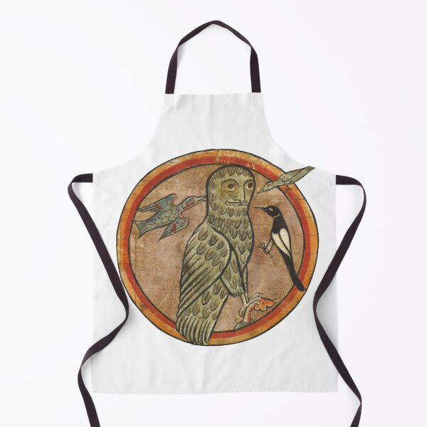 Item preview, Derp Funny Medieval Owl Harley Bestiary Manuscript Illustration 13th Century designed and sold by rosaliemillen.