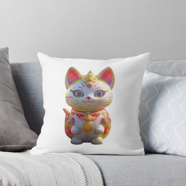 Item preview, Female golden lucky cat in asian style costume. designed and sold by PhotoSticker-YY.