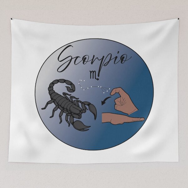 Item preview, ASL Zodiac Sign - Scorpio - Dark Skin Tone designed and sold by ASL-Belle.