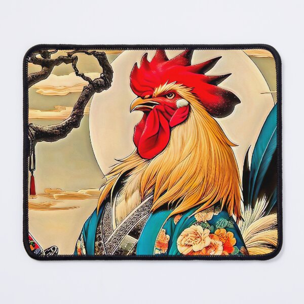 Item preview, "The Rooster Warrior" designed and sold by MYTHIC PEEL STICKERS.