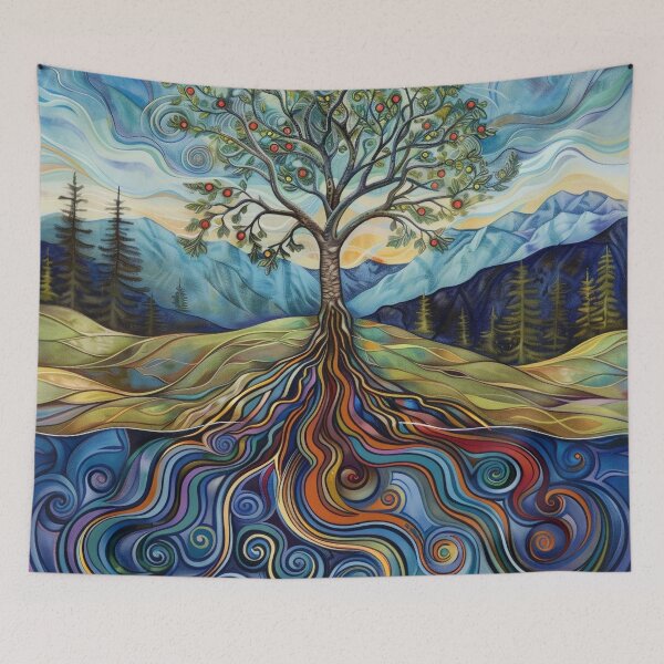 Item preview, A tree with roots that intertwine and dance in the water designed and sold by dcrc.