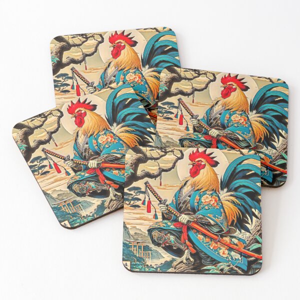 Item preview, "The Rooster Warrior" designed and sold by MYTHIC PEEL STICKERS.