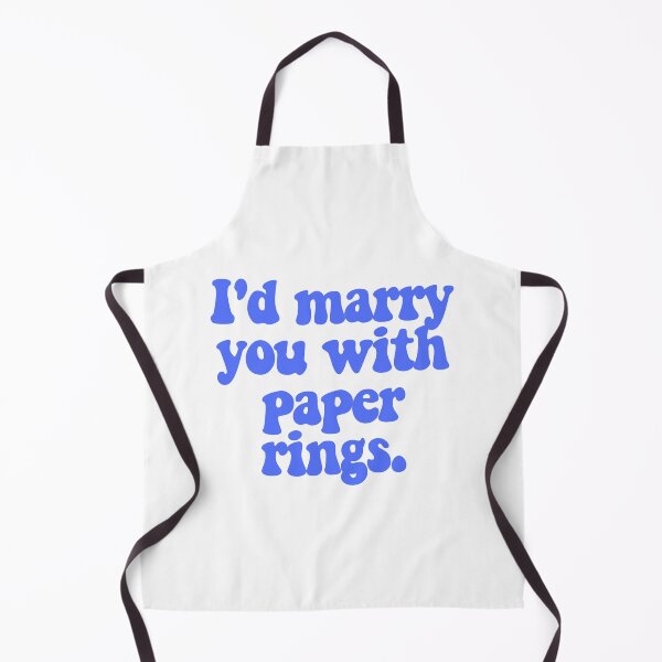 Item preview, I'd marry you with paper rings. designed and sold by CharmStudio.