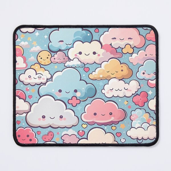 Item preview, A set of kawaii clouds designed and sold by sheelaghgiombe.