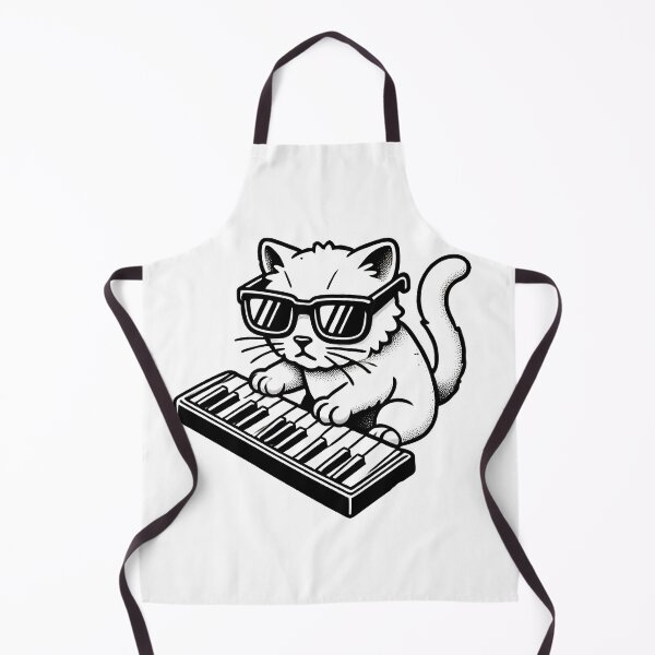 Item preview, Cool Cat Playing Piano designed and sold by SHADOWNB69.
