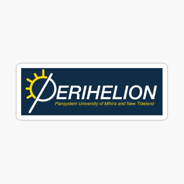 Item preview, Perihelion Logo Dark BG & Colored Sun designed and sold by Confuzzledsheep.