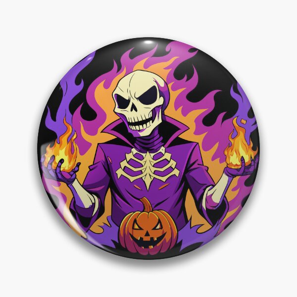 Item preview, purple fire skeleton designed and sold by JIMTOPMOY.
