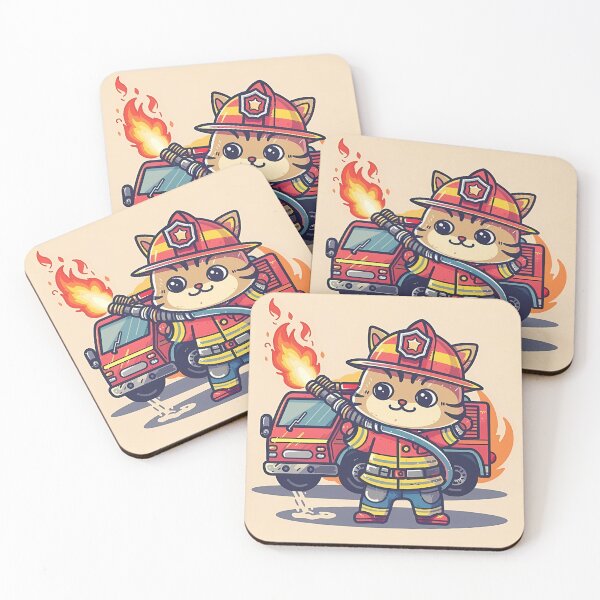 Item preview, Claws of Courage: The Firefighter Cat's Tale designed and sold by oksalachacok.