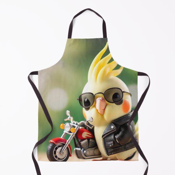 Item preview, Cool Cockatiel Biker designed and sold by Sillytoe.