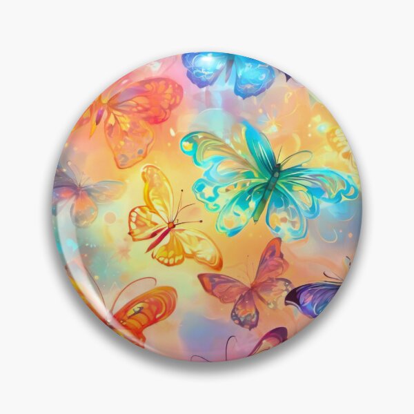 Item preview, Butterfly series printed fabric, translucent designed and sold by janjacbu.