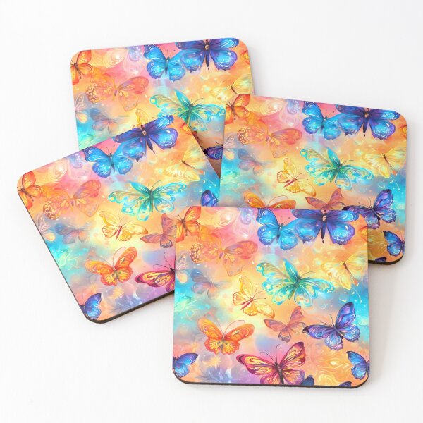 Item preview, Butterfly series printed fabric, translucent designed and sold by janjacbu.