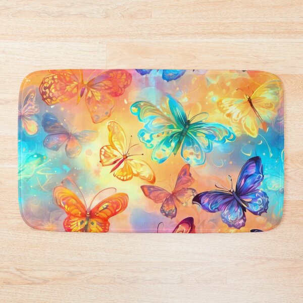 Item preview, Butterfly series printed fabric, translucent designed and sold by janjacbu.