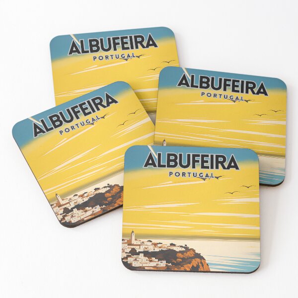 Item preview, Albufeira Portugal Vintage Art designed and sold by ZionPosteria.