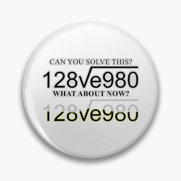 Item preview, Can you solve this? I love you designed and sold by LaughingProf.
