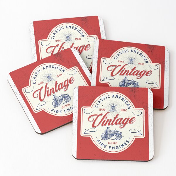 Item preview, Vintage Classic American Fire Engines designed and sold by FireGraphics and Photoshop.