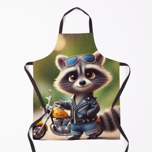 Item preview, Raccoon's Biker Ride designed and sold by Sillytoe.