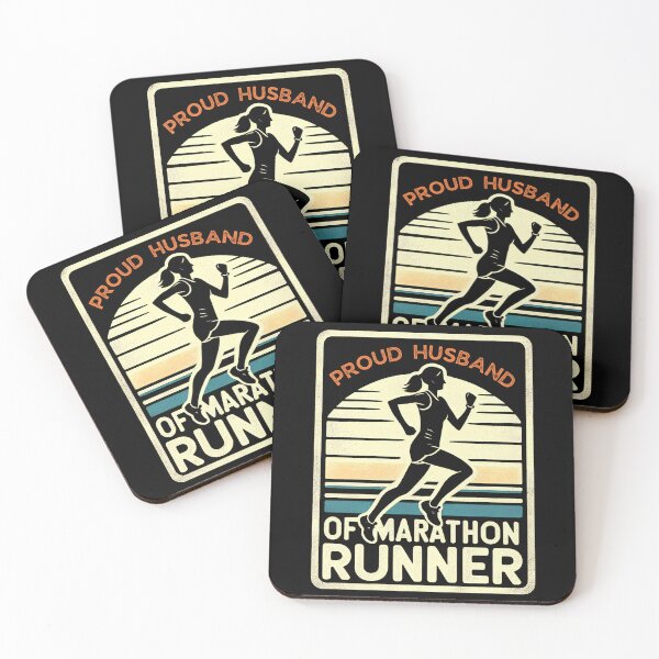 Item preview, Proud Husband of a Marathon Runner Vintage Retro Distressed designed and sold by PantatKiller.