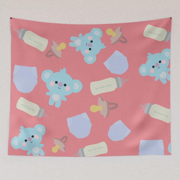 Item preview, Baby Pattern Red designed and sold by ROSE ANN BANILAR.