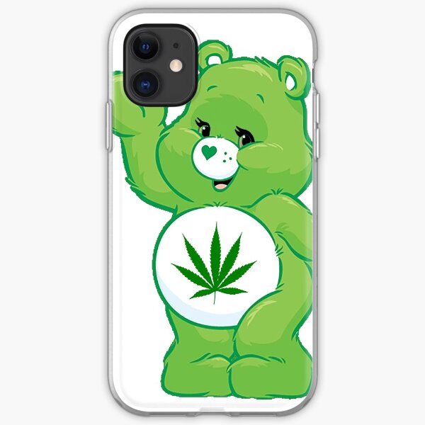 weed carebear stoner iPhone Soft Case