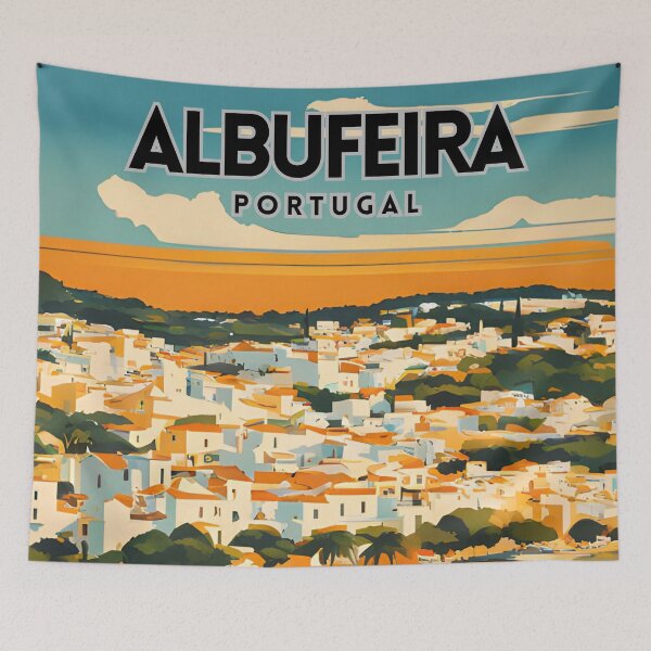 Item preview, Albufeira Poster designed and sold by ZionPosteria.