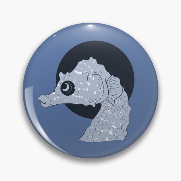 Item preview, Cartoon short snouted seahorse designed and sold by Hannah Darcy.