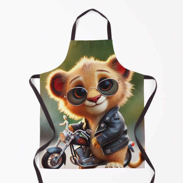 Item preview, Lion Cub's Biker Adventure designed and sold by Sillytoe.