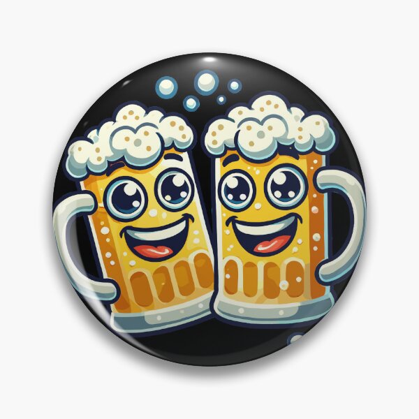 Item preview, Brew Crew: Playful Beer Mugs Toasting Together designed and sold by ArtfulHunter.