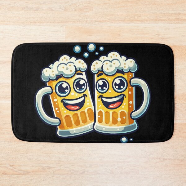 Item preview, Brew Crew: Playful Beer Mugs Toasting Together designed and sold by ArtfulHunter.