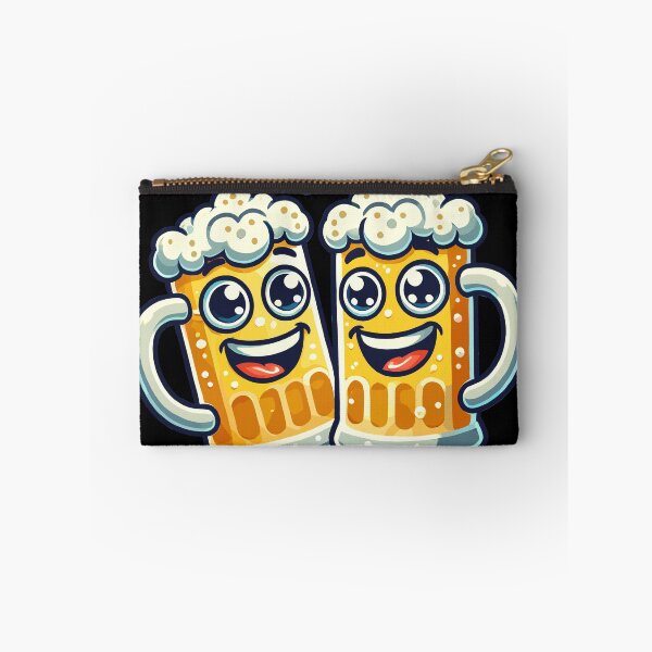 Item preview, Brew Crew: Playful Beer Mugs Toasting Together designed and sold by ArtfulHunter.