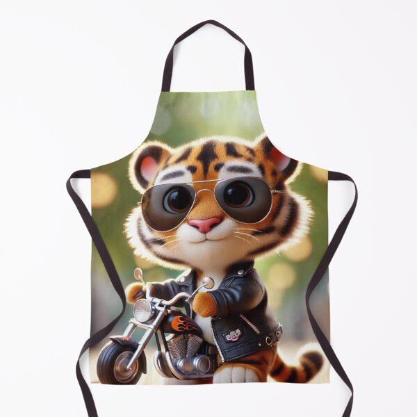 Item preview, Tiger Cub's Biker Journey designed and sold by Sillytoe.