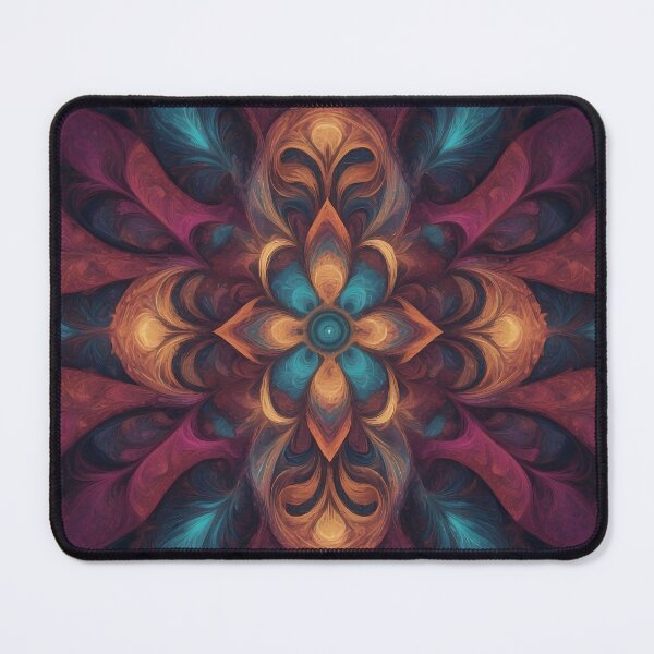 Item preview, Geometric Fractal Digital Art Pattern designed and sold by BrickXSq.