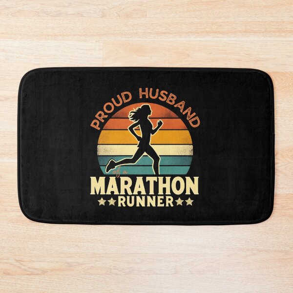 Item preview, Proud Husband Of a Marathon Runner Retro Vintage designed and sold by PantatKiller.