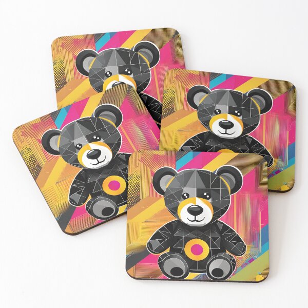 Item preview, Geometric Teddy Bear designed and sold by UNK-Fatigues.