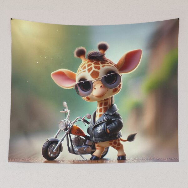 Item preview, Giraffe Calf on Wheels designed and sold by Sillytoe.