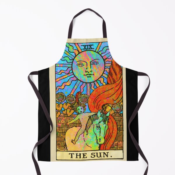 Item preview, 110 Psychedelic Tarot Rainbow Sun designed and sold by JeannieDMorris.