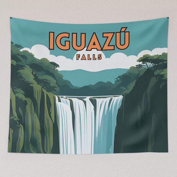 Item preview, Iguazu Falls Vintage designed and sold by ZionPosteria.