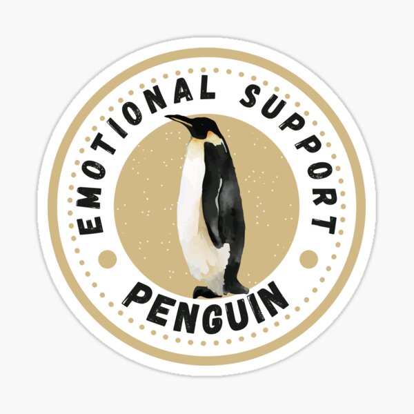 Artikel-Vorschau von Emotionaler Unterstützungspinguin für Pinguinliebhaber, designt und verkauft von penguinarchives.