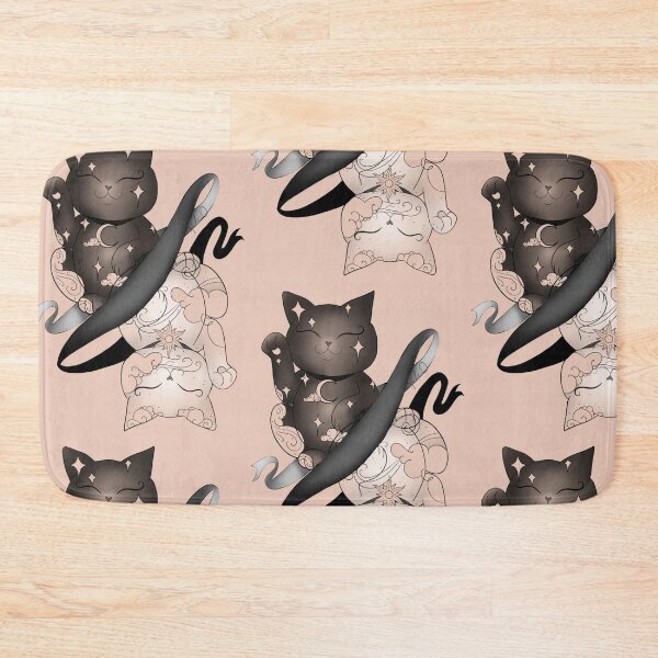Item preview, Maneki neko sun and moon Ying yang designed and sold by Hallie Odom.