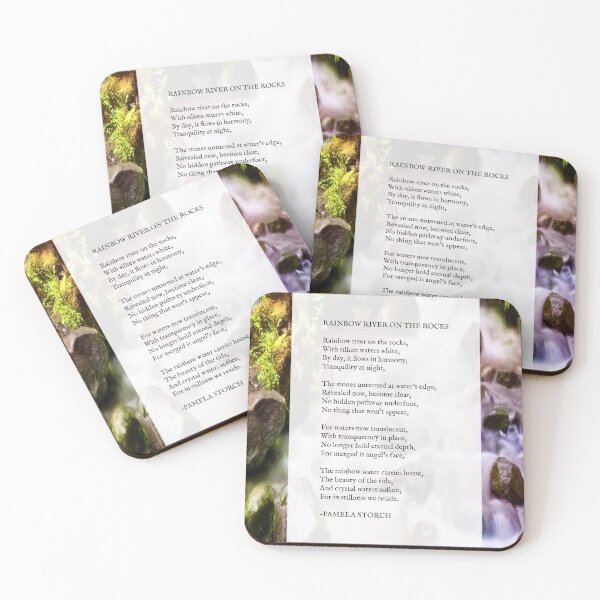 Item preview, Rainbow River on the Rocks Poem designed and sold by Pamela Storch.