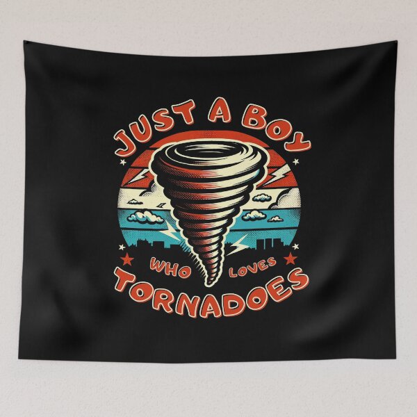 Item preview, Tornado Lovers Just A Boy Who Loves Tornadoes designed and sold by PantatKiller.