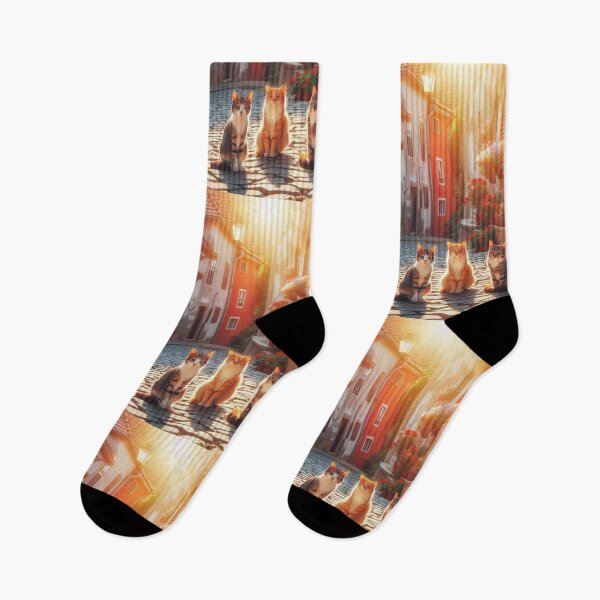 Item preview, Street Cats Realistic style designed and sold by AIrtisticPrints.