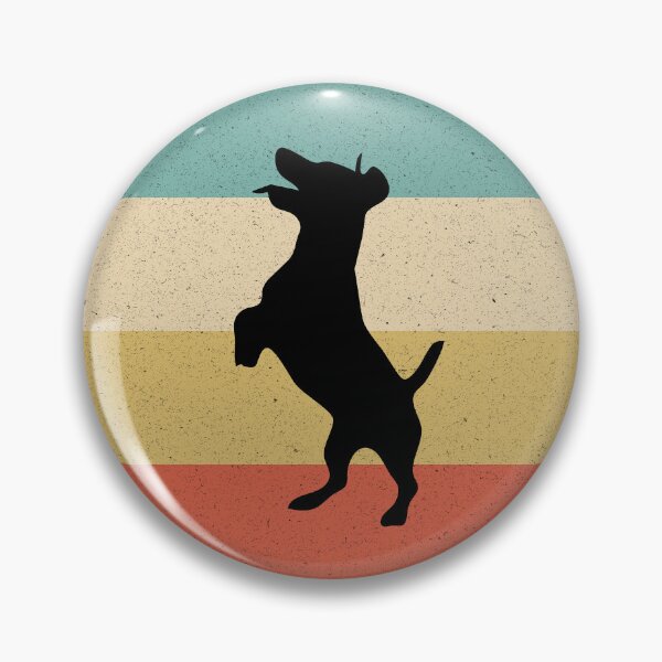 Item preview, Worn Retro Style Jack Russell Terrier Horizontal Design designed and sold by kakarikihill.