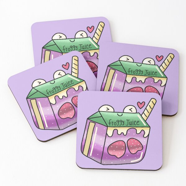 Item preview, Cute Kawaii froggy strawberry juice aesthetic  designed and sold by Quacktails.